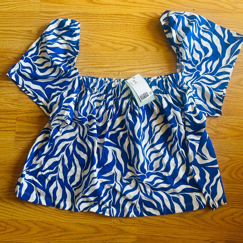 NWT H&M summer crop top sz XXL